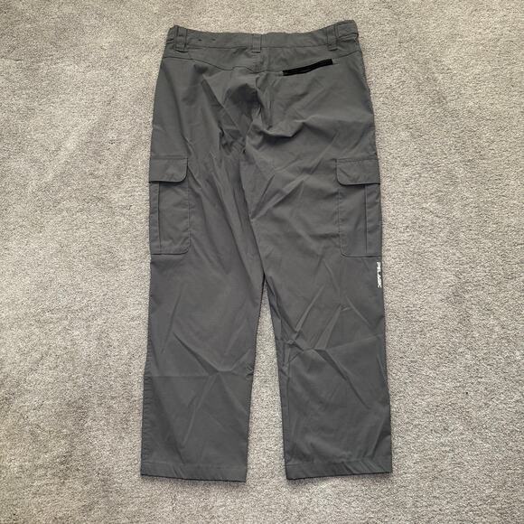 Pelagic Performance Fishing Pants Mens Size 34 Gray Cargo Lightweight - Picture 2 of 7